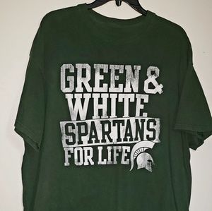 Michigan state spartan t shirt